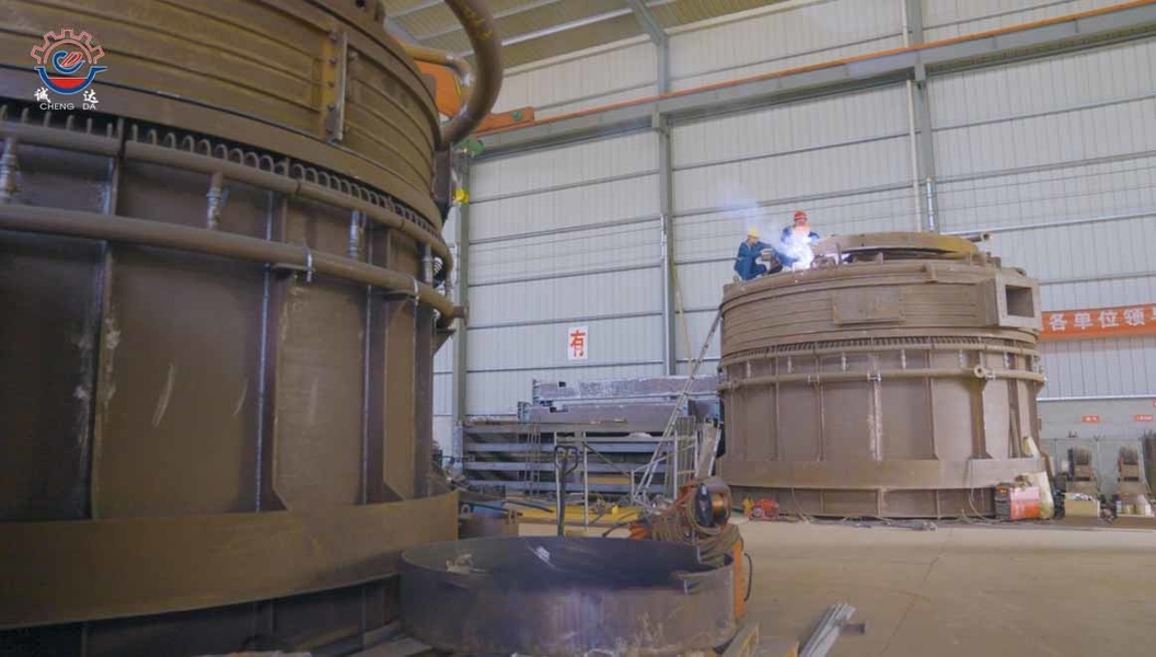 Shaanxi CHENGDA Industry Furnace MAKE Co., Ltd. linea di produzione del produttore