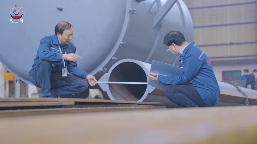 Shaanxi CHENGDA Industry Furnace MAKE Co., Ltd. linea di produzione del produttore