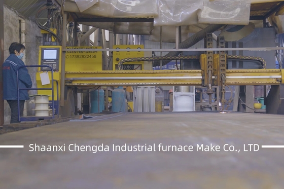 Elemento di riscaldamento Stagno di carburo di silicio Forno elettrico corindone per camera ceramica di alluminio ad alta purezza