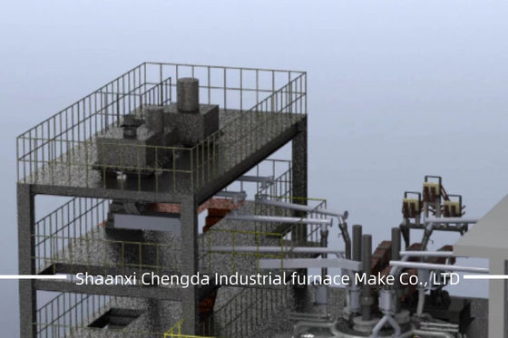 Apparecchiature per forni elettrici per il trattamento dei catalizzatori a tre vie