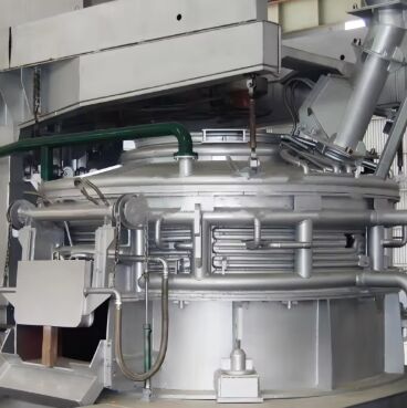 Forno di fusione di acciaio ad arco elettrico ecologico