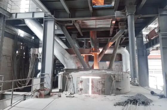 Attrezzatura per la raffinazione del ferrocromo a basso contenuto di microcarbonio