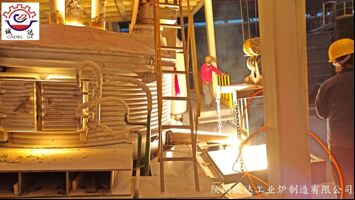 forno ad allumina fusa marrone