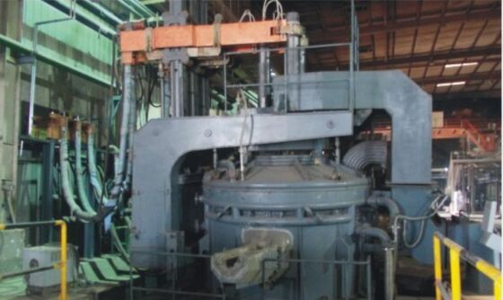Forno ad arco elettrico completamente raffreddato ad acqua