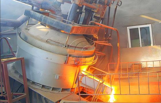 Nuovo forno ad arco elettrico CC a risparmio energetico