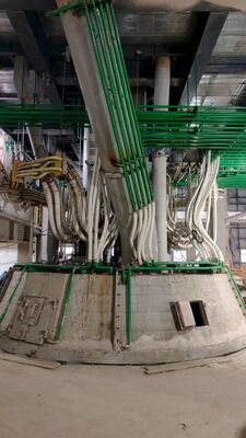 Forno di raffinazione del ferromanganese a basse emissioni di carbonio di 10000 KVA con tecnologia di fusione ad arco sommerso