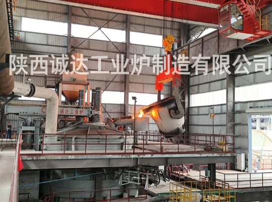 Forno ad alta capacità Forno di contenimento di scorie fuse Sistema di produzione di lana di roccia a risparmio energetico