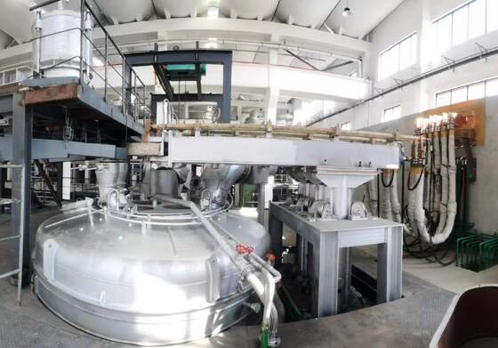 Impianto di trattamento rifiuti pericolosi per fusione ad arco DC con forno elettrico per fanghi galvanici da 3000 kVA