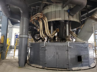 Forno elettrico per il recupero di metalli refrattari 1,5 Tph per la fusione di fanghi anodici