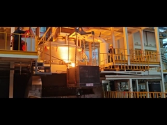 Forno per la fusione dell'oro al silicio-ferromanganese